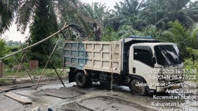Diduga Ilegal, Galian C Milik Oknum Polisi Polres Langkat Tetap Eksis
